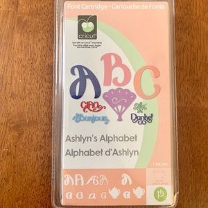 Cricut Font Cartridge- Ashlyn’s Alphabet